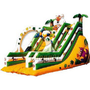inflatable sliding board